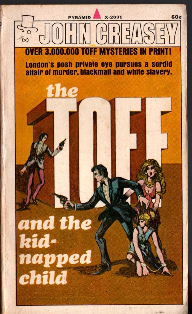 John Creasey  THE TOFF AND THE KIDNAPPED CHILD front book cover image