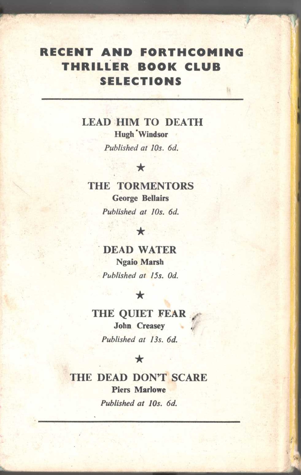 THE CASE OF THE LONG-LEGGED MODELS magnified rear book cover image