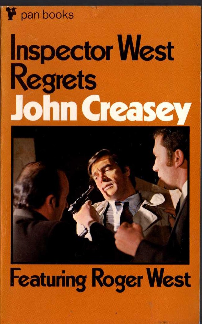 John Creasey  INSPECTOR WEST REGRETS front book cover image