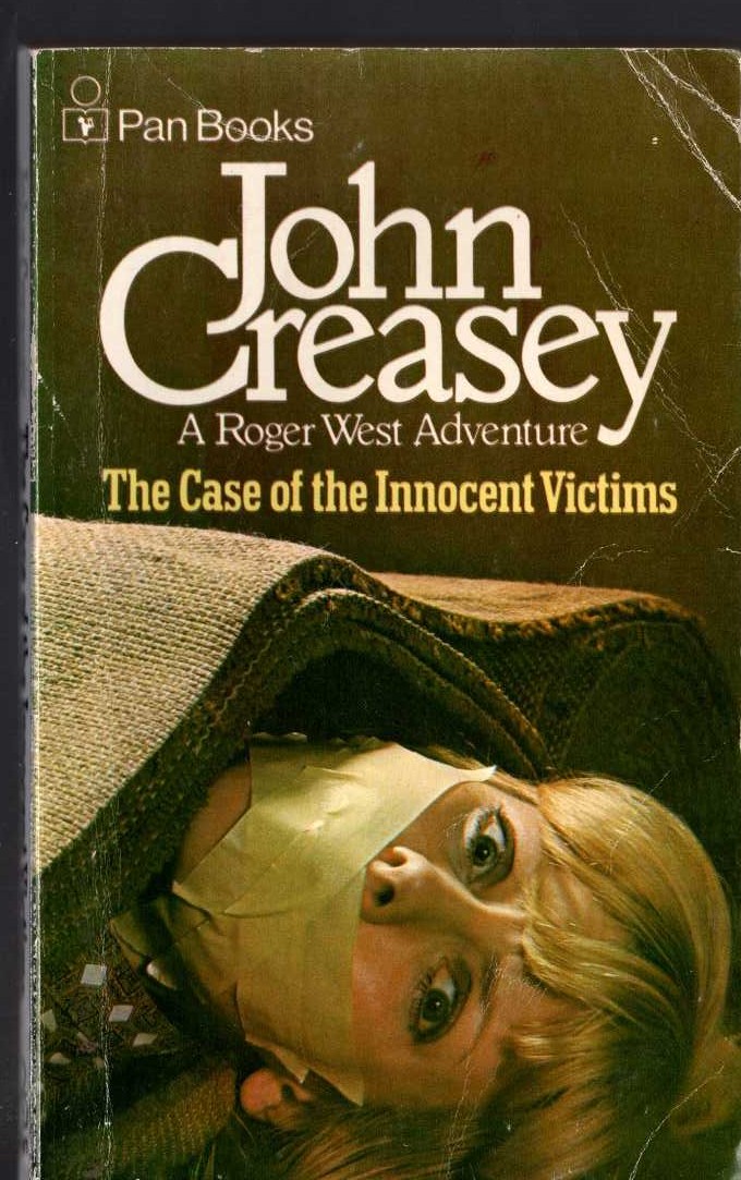 John Creasey  THE CASE OF THE INNOCENT VICTIMS (Roger West) front book cover image