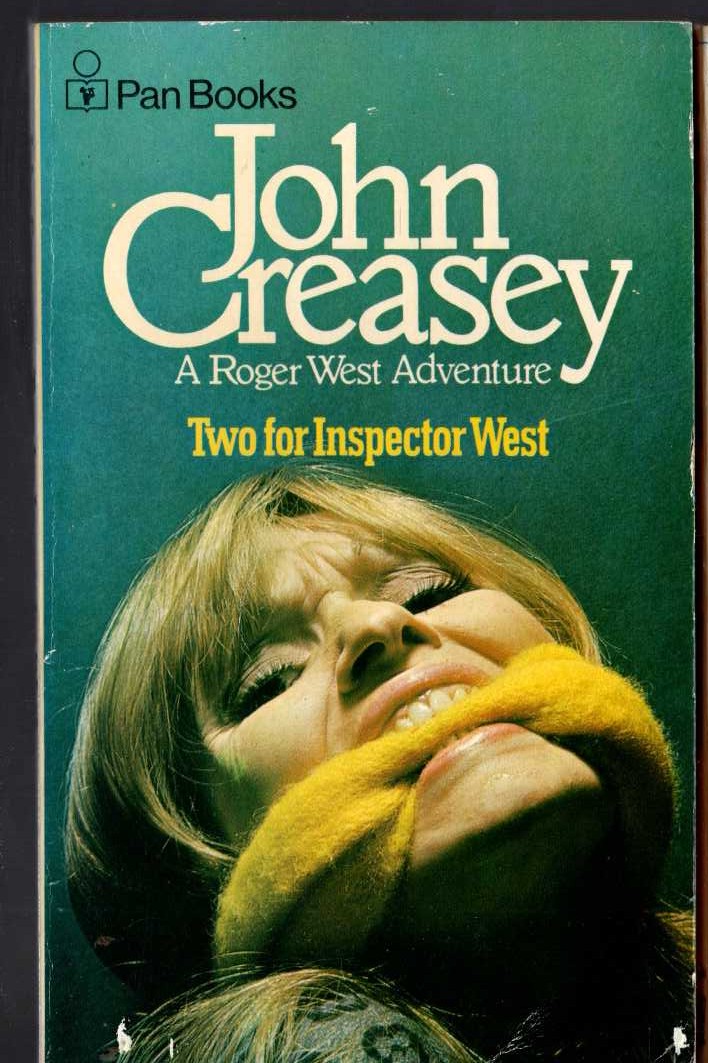 John Creasey  TWO FOR INSPECTOR WEST front book cover image
