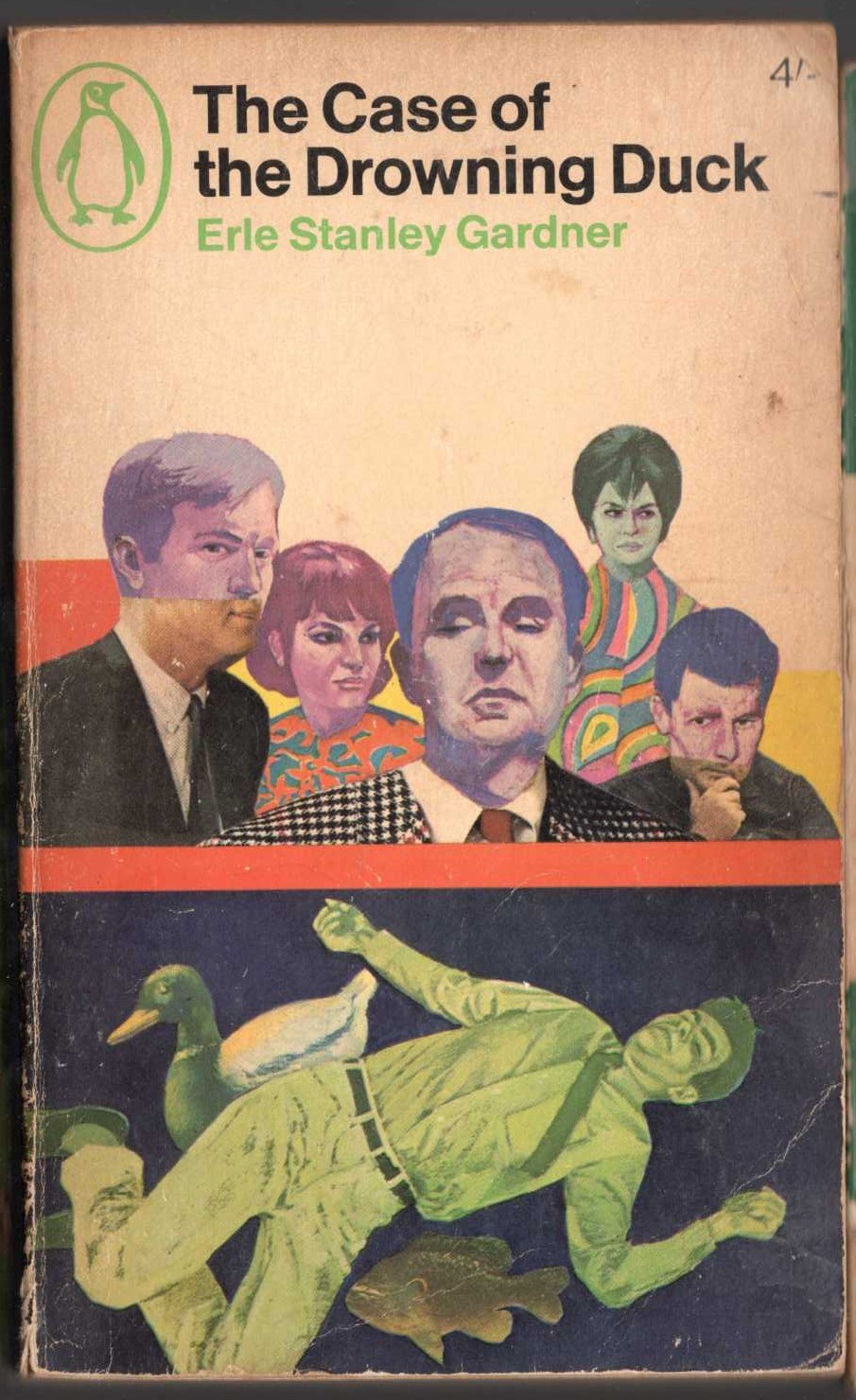 Erle Stanley Gardner  THE CASE OF THE DROWNING DUCK front book cover image