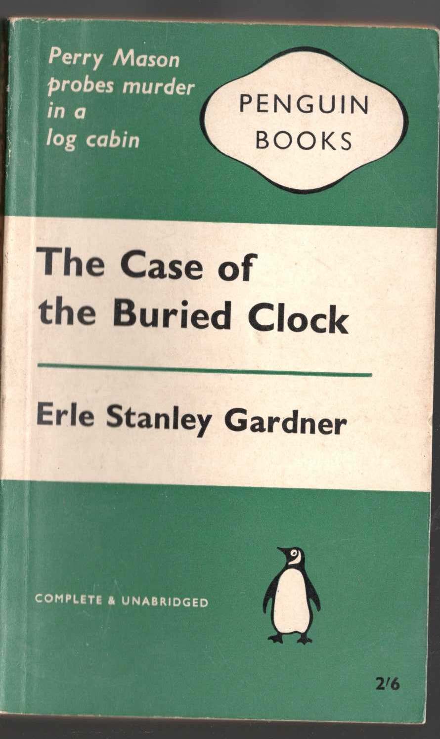 Erle Stanley Gardner  THE CASE OF THE BURIED CLOCK front book cover image