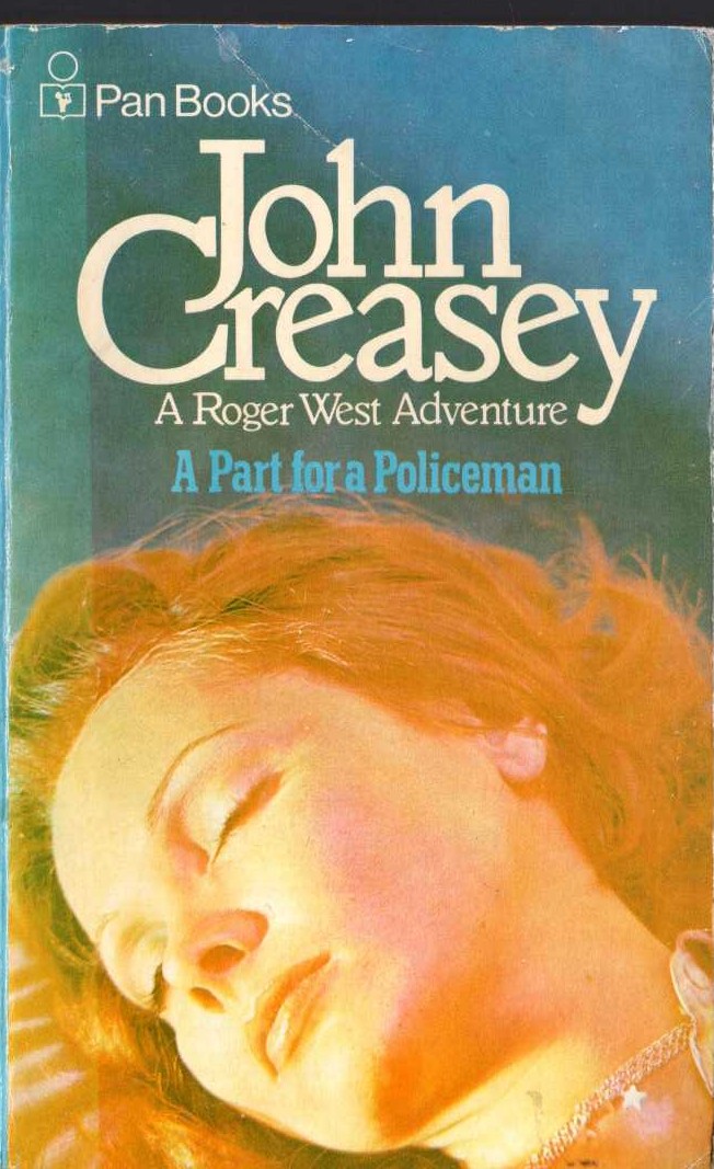 John Creasey  A PART FOR A POLICEMAN front book cover image
