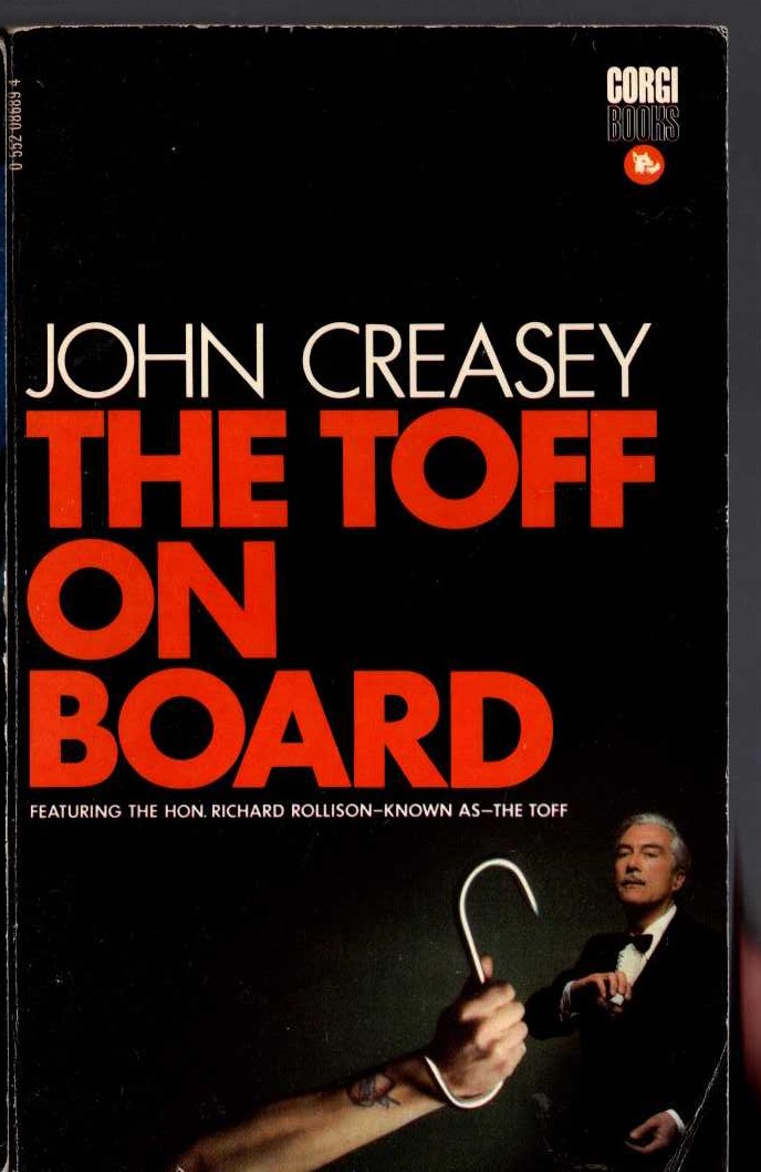 John Creasey  THE TOFF ON BOARD front book cover image