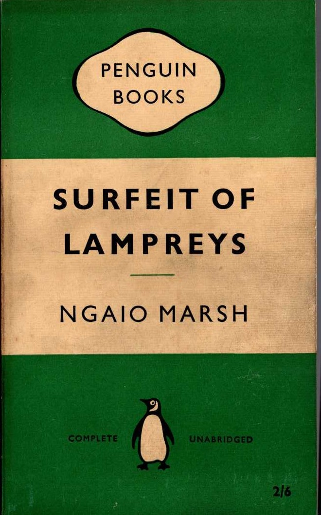 Ngaio Marsh  SURFEIT OF LAMPREYS front book cover image
