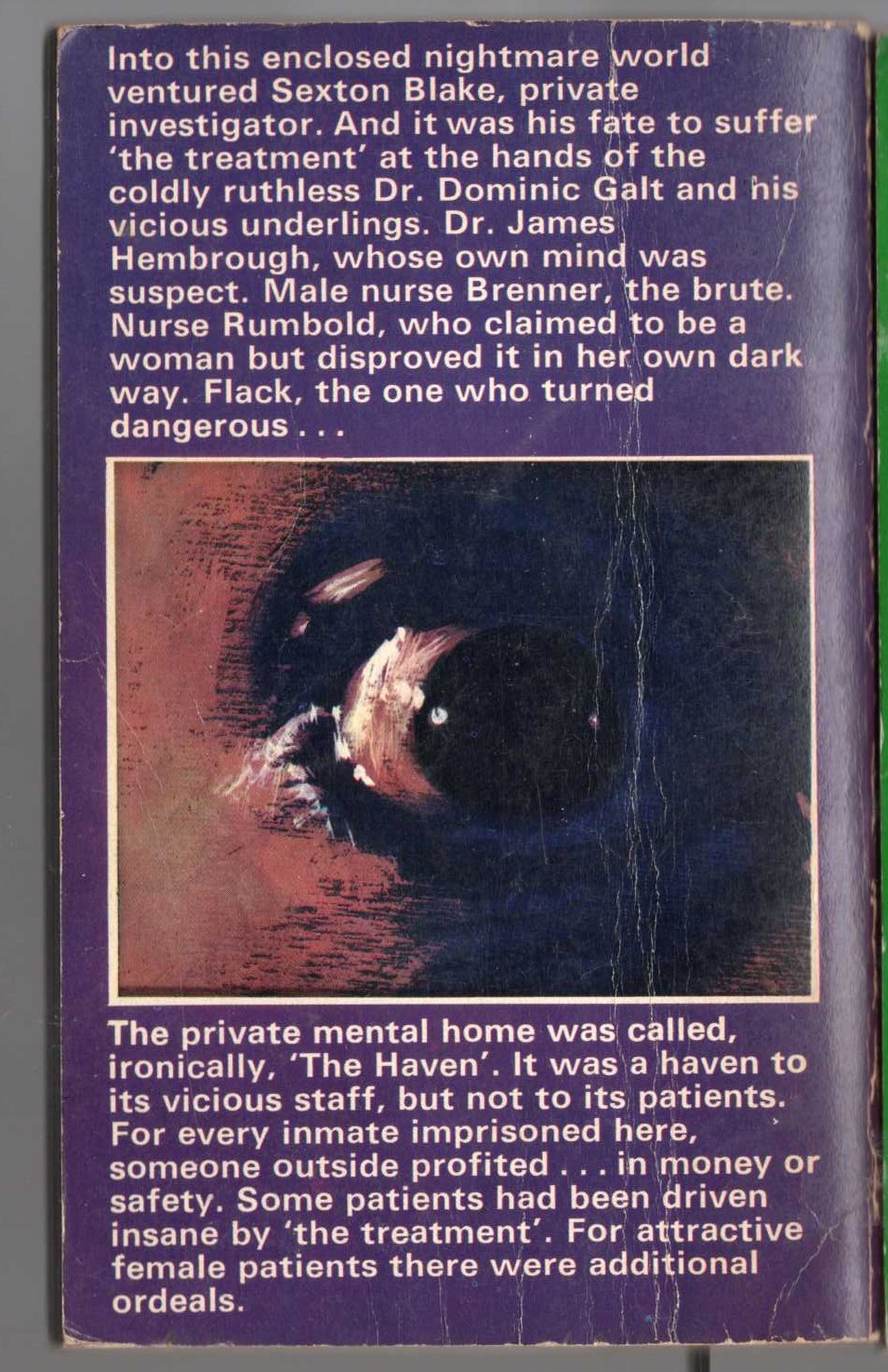 Jack Vance  THE FIVE GOLD BANDS magnified rear book cover image