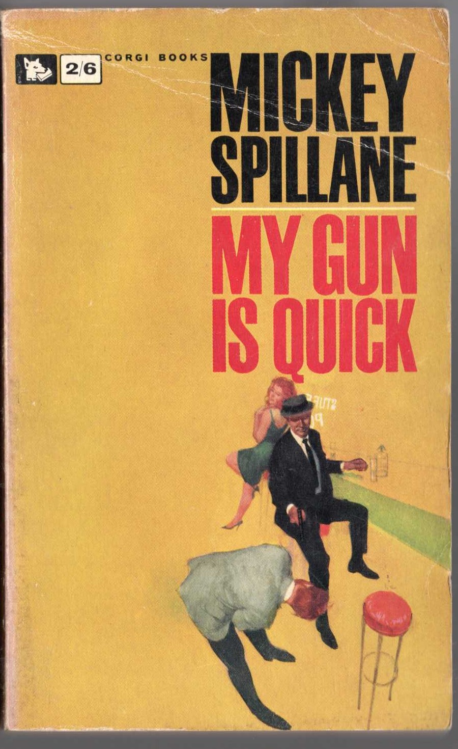 Mickey Spillane  MY GUN IS QUICK front book cover image