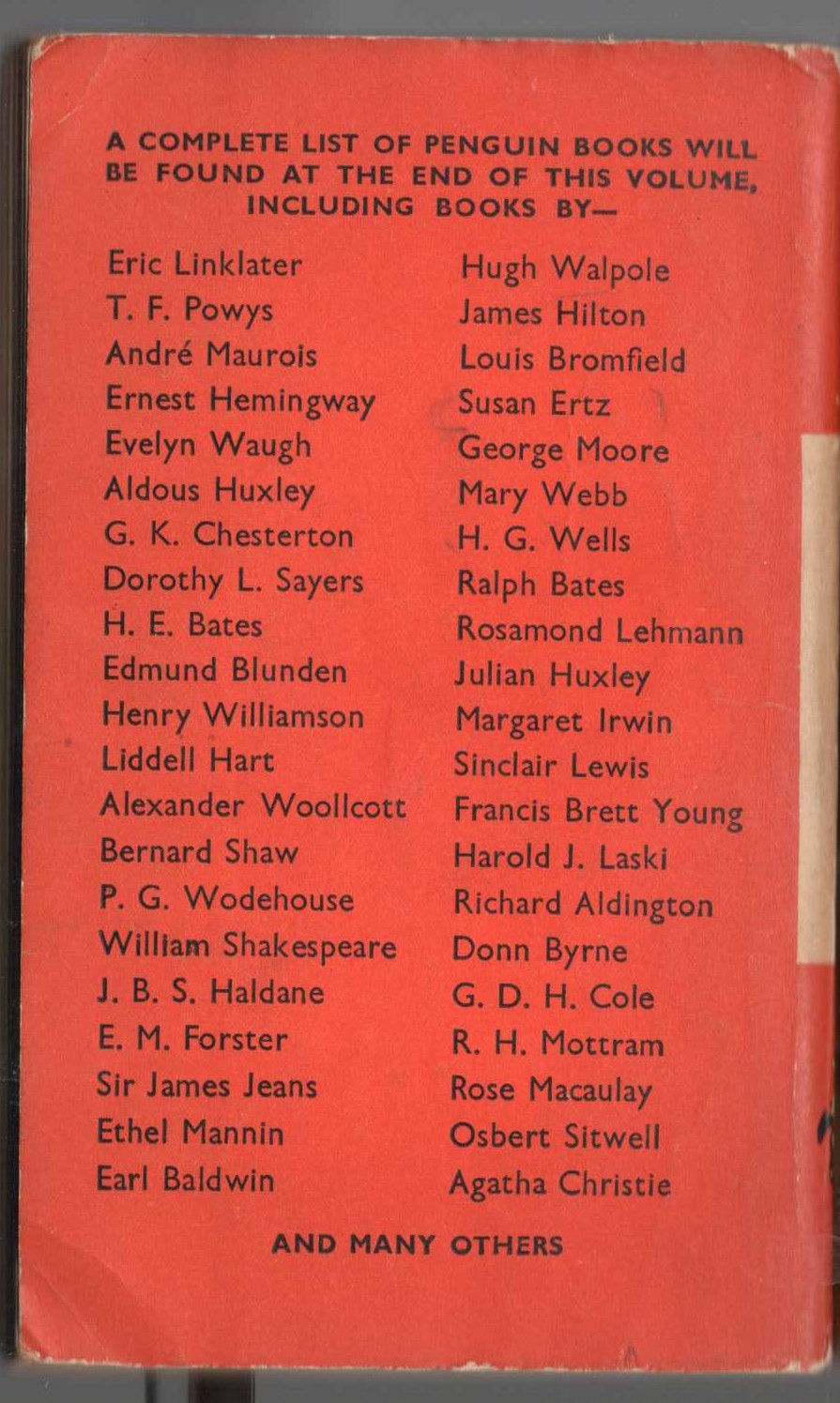John Creasey  CALL THE TOFF magnified rear book cover image