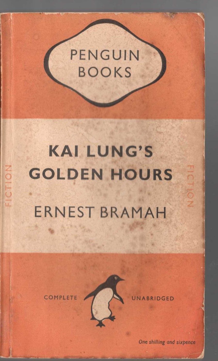 Ernest Bramah  KAI LUNG'S GOLDEN HOURS front book cover image