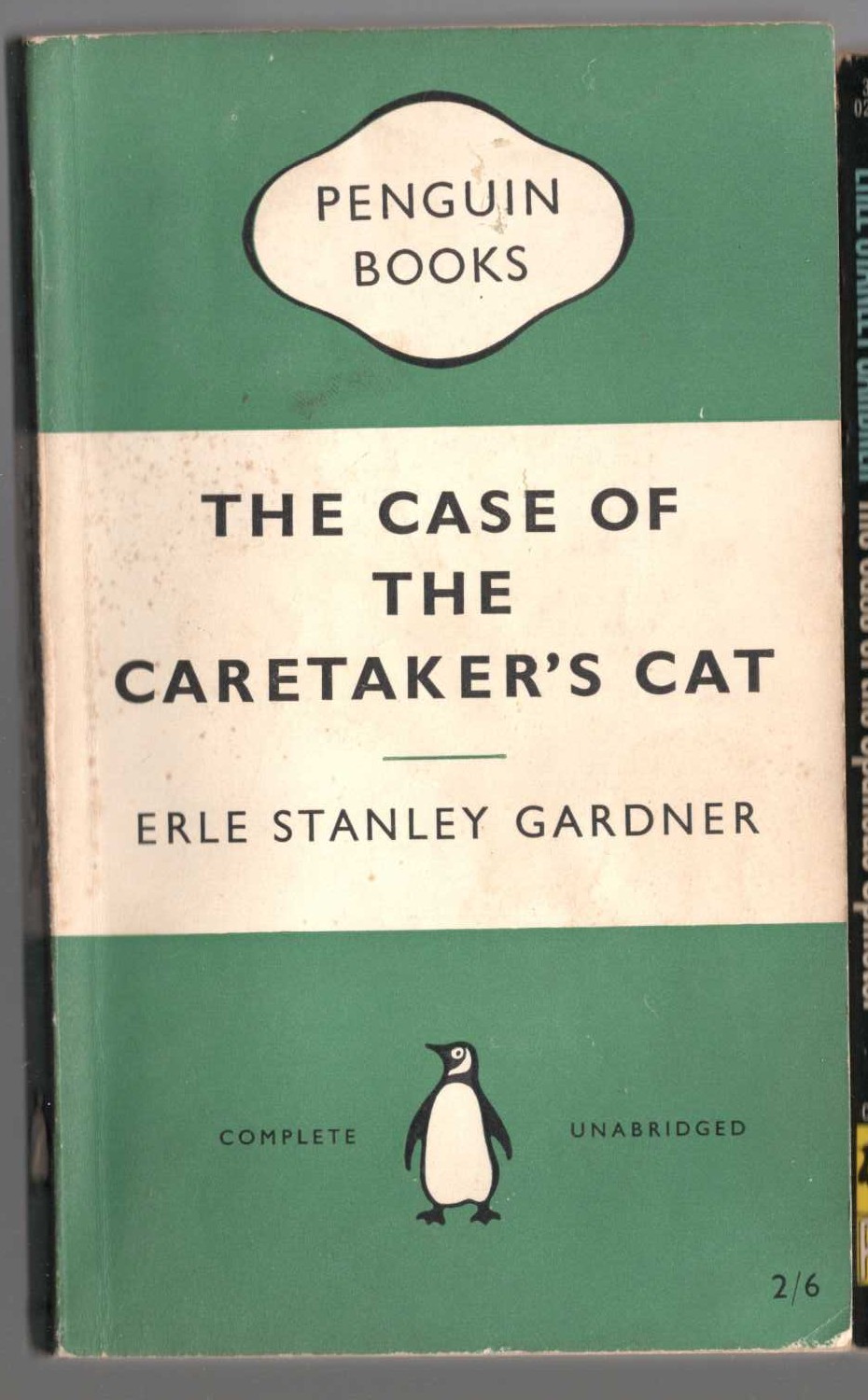Erle Stanley Gardner  THE CASE OF THE CARETAKER'S CAT front book cover image