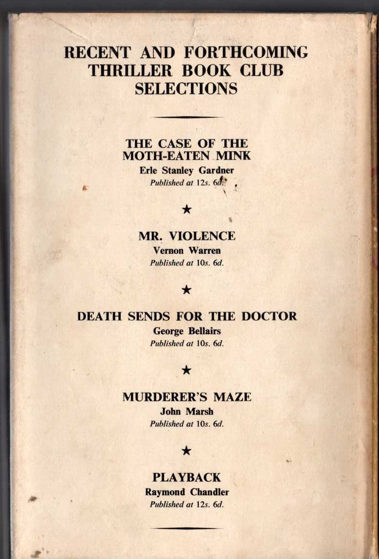 NOT SAFE TO BE FREE magnified rear book cover image