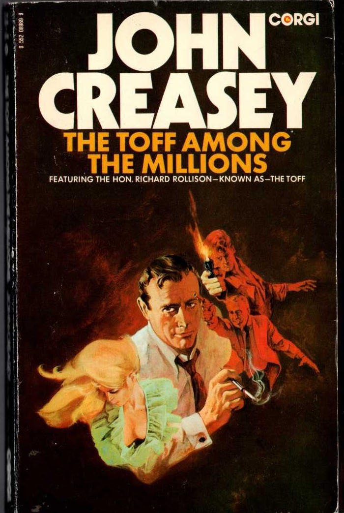 John Creasey  THE TOFF AMONG THE MILLIONS front book cover image