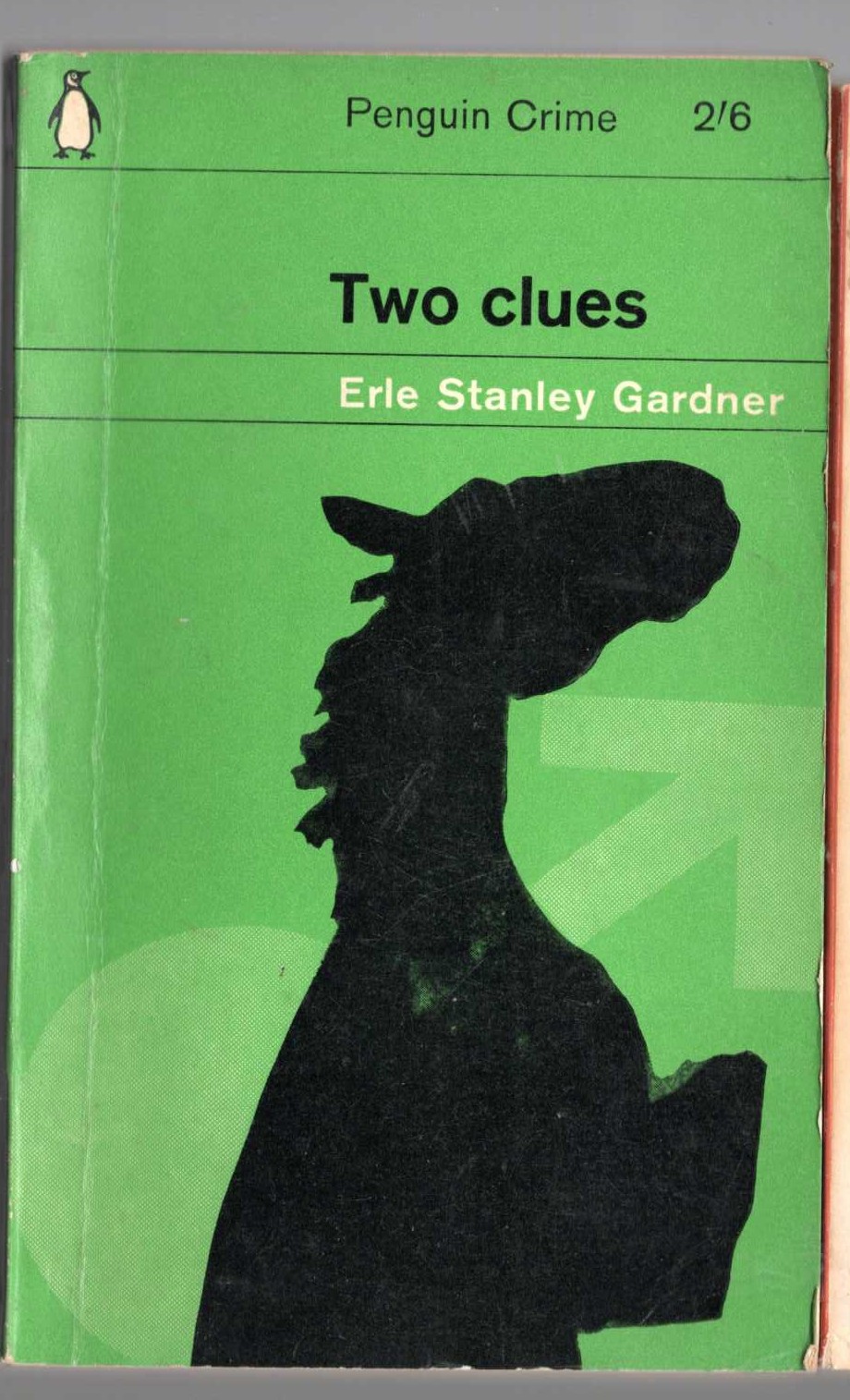 Erle Stanley Gardner  TWO CLUES front book cover image