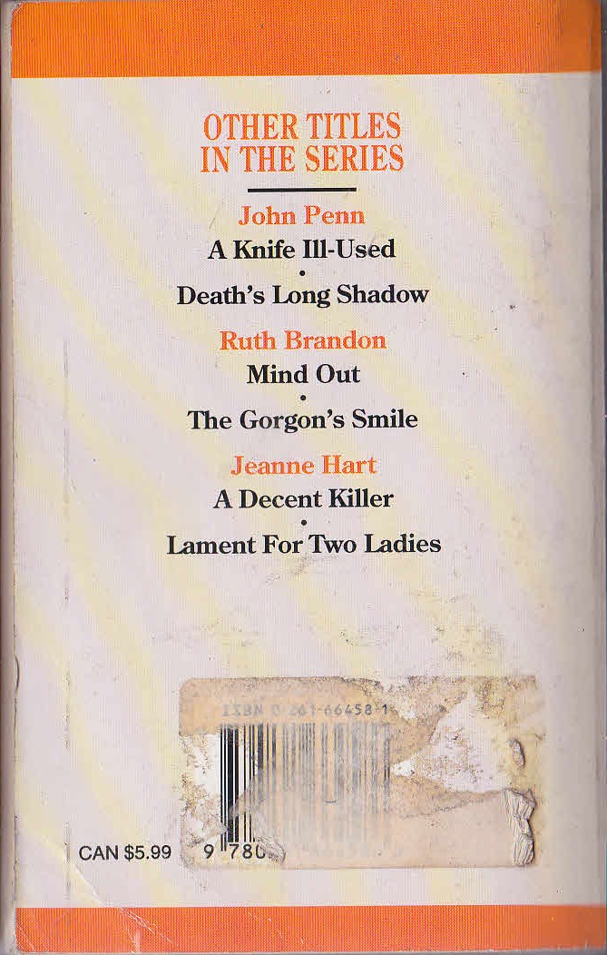 William G. Tapply  DEAD WINTER and CLIENT PRIVILEGE (Double Volume) magnified rear book cover image