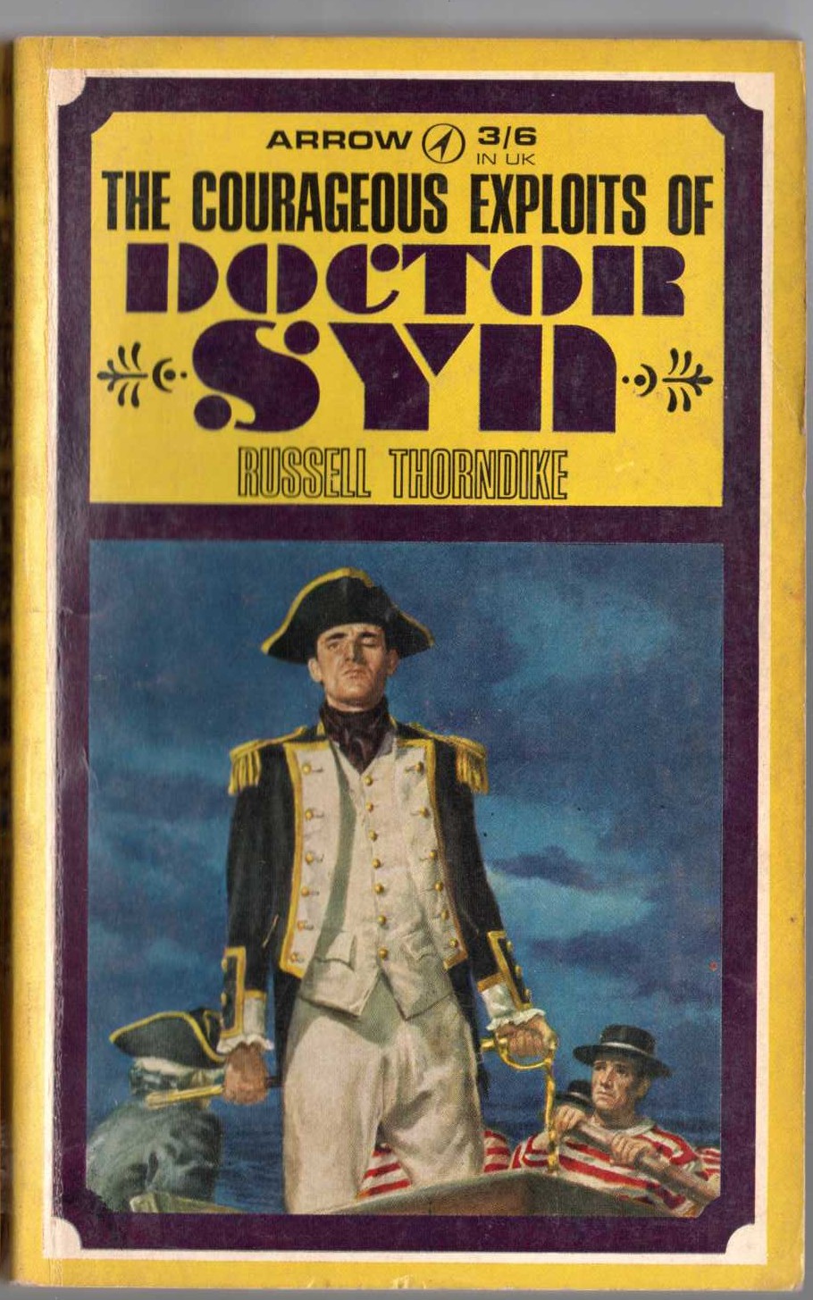 Russell Thorndike  THE COURAGEOUS EXPLOITS OF DOCTOR SYN front book cover image