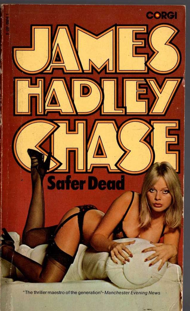 James Hadley Chase  SAFER DEAD front book cover image