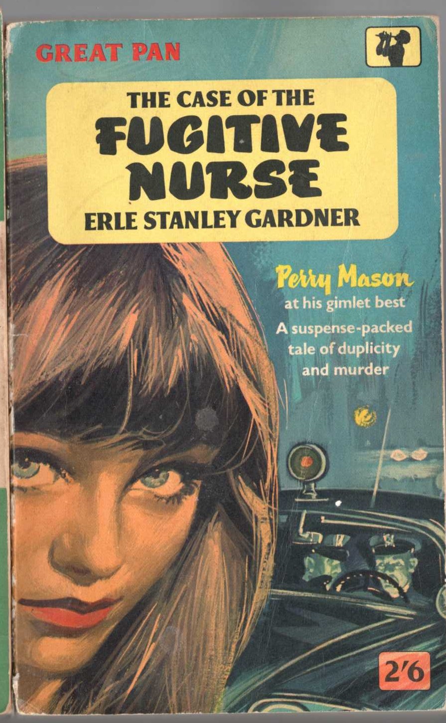 Erle Stanley Gardner  THE CASE OF THE FUGITIVE NURSE front book cover image