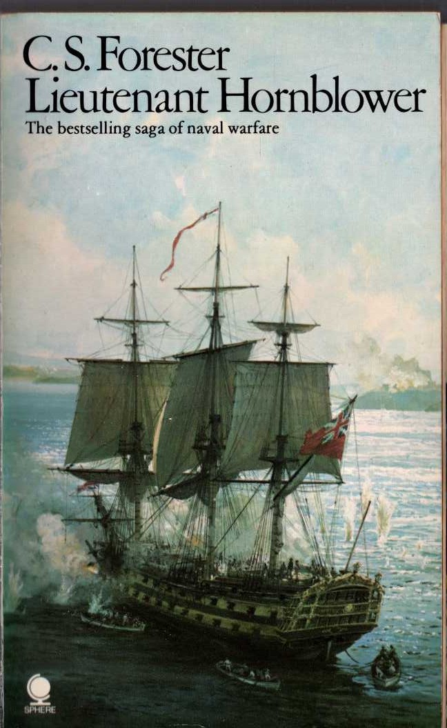 C.S. Forester  LIEUTENANT HORNBLOWER front book cover image