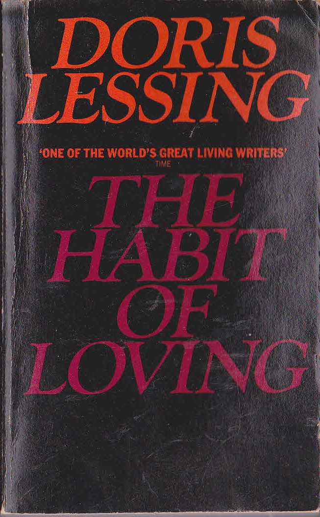 Doris Lessing  THE HABIT OF LOVING front book cover image