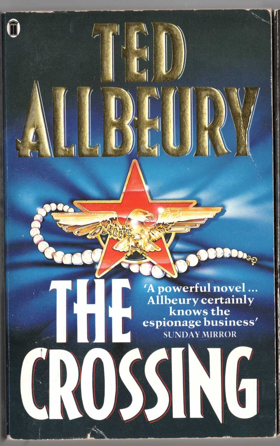 Ted Allbeury  THE CROSSING front book cover image