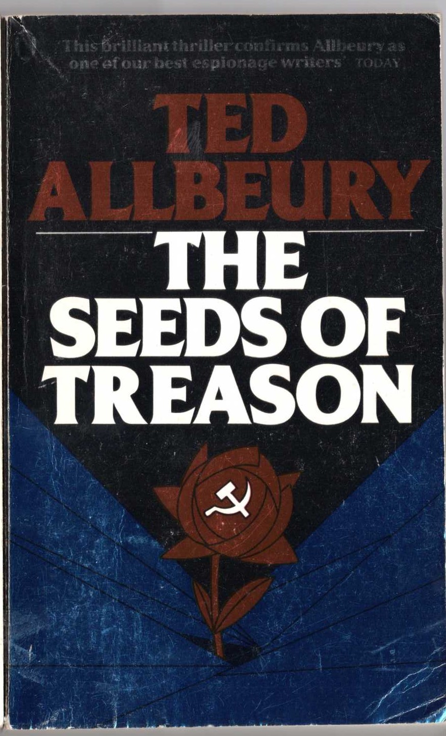 Ted Allbeury  THE SEEDS OF TREASON front book cover image