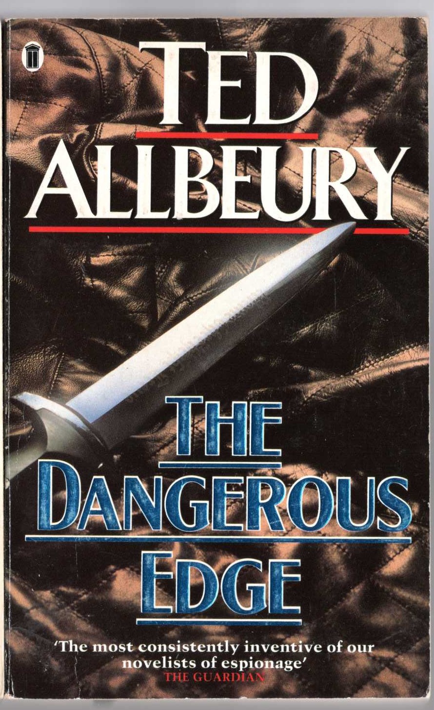 Ted Allbeury  THE DANGEROUS EDGE front book cover image