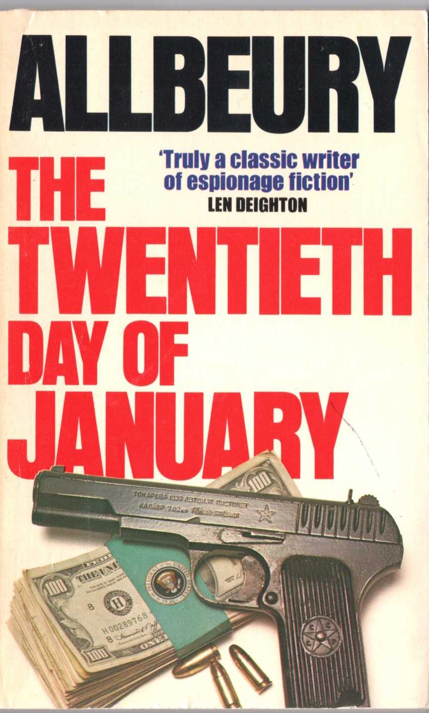 Ted Allbeury  THE TWENTIETH DAY OF JANUARY front book cover image