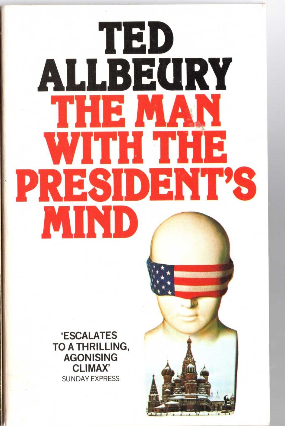 Ted Allbeury  THE MAN WITH THE PRESIDENT'S MIND front book cover image