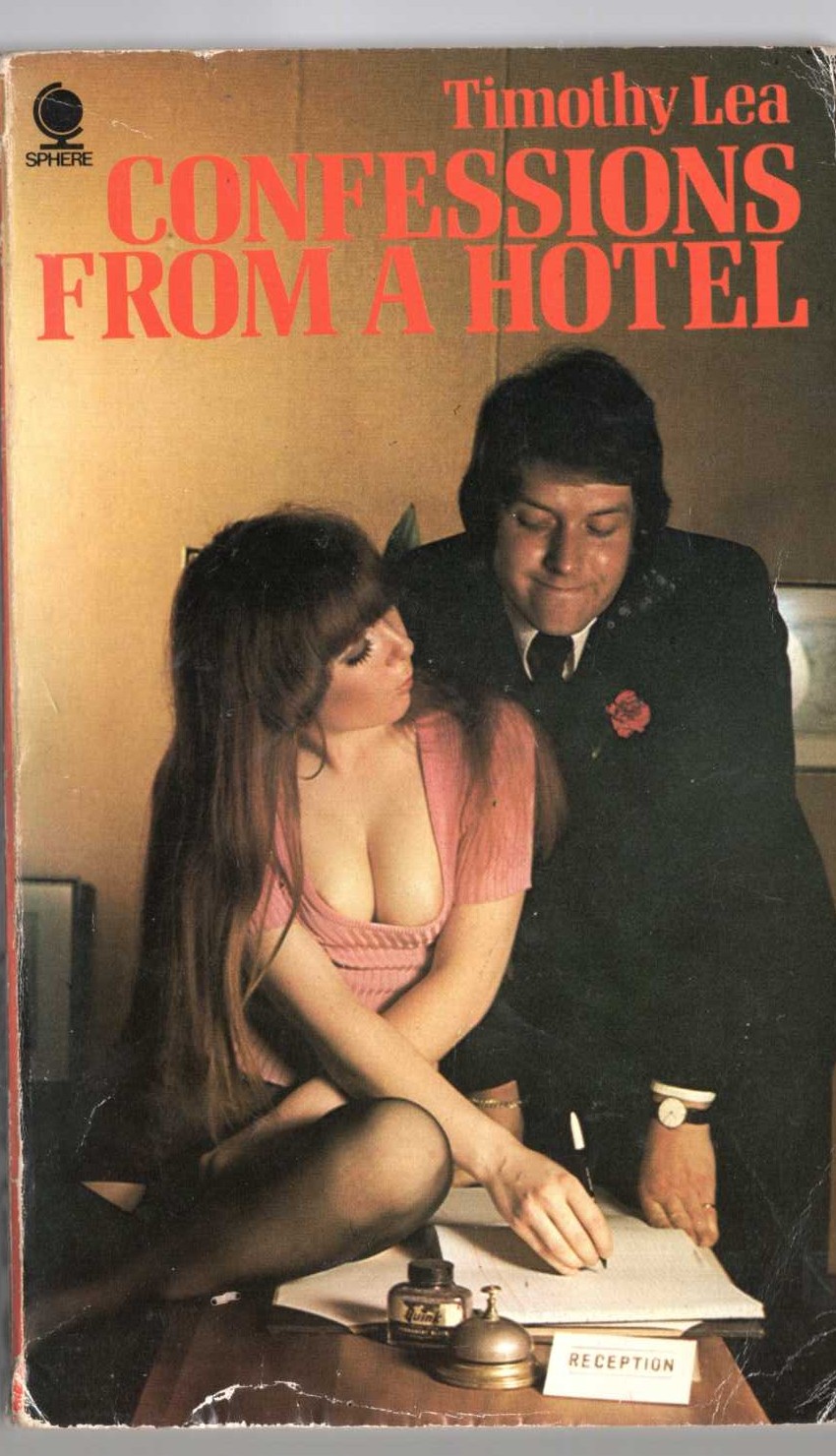 Timothy Lea  CONFESSIONS FROM A HOTEL front book cover image