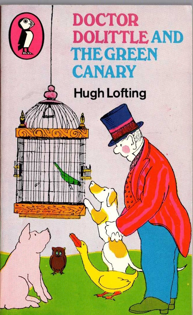 Hugh Lofting  DOCTOR DOLITTLE AND THE GREEN CANARY front book cover image