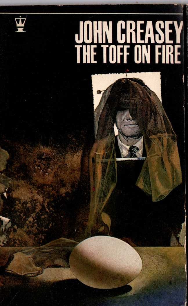 John Creasey  THE TOFF ON FIRE front book cover image
