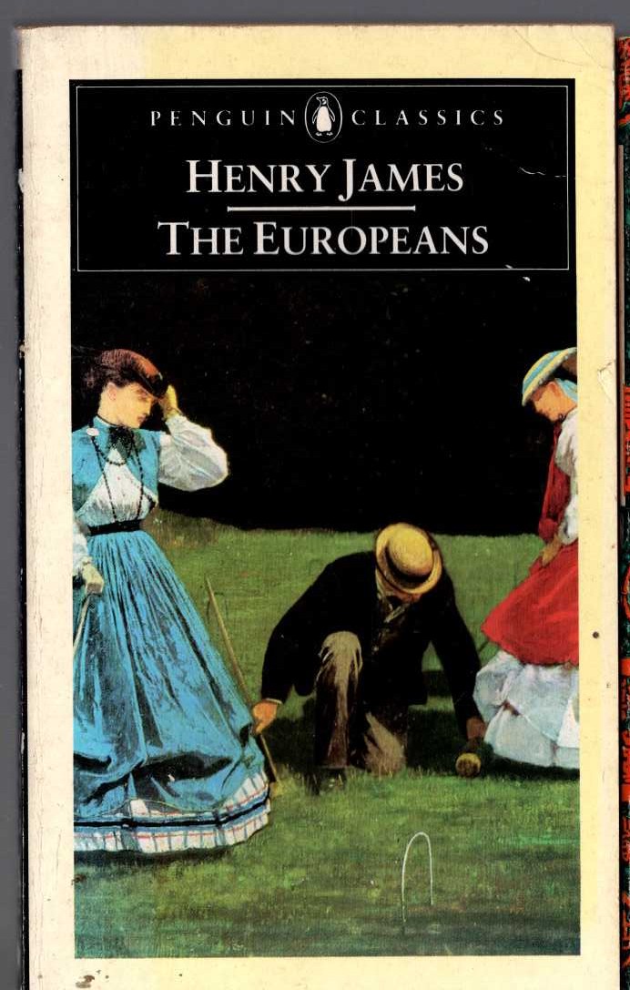 Henry James  THE EUROPEANS front book cover image
