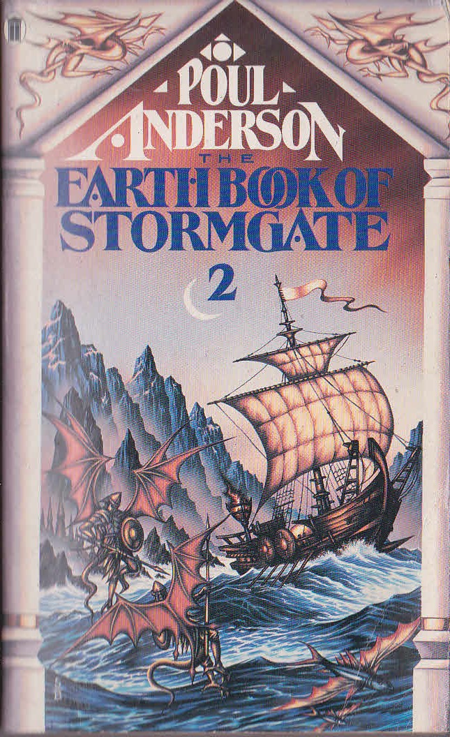 Poul Anderson  THE EARTH BOOK OF STORMGATE - 2 front book cover image