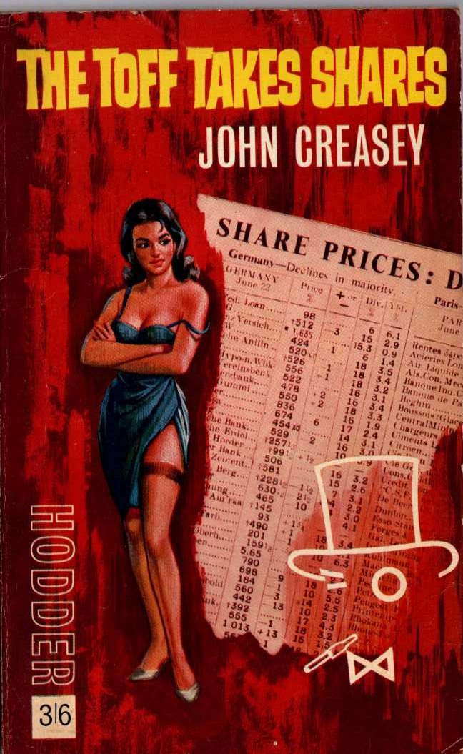 John Creasey  THE TOFF TAKES SHARES front book cover image