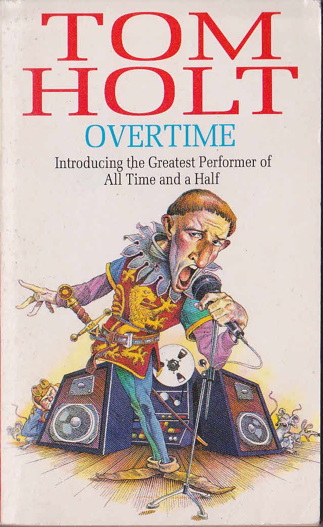 Tom Holt  OVERTIME front book cover image