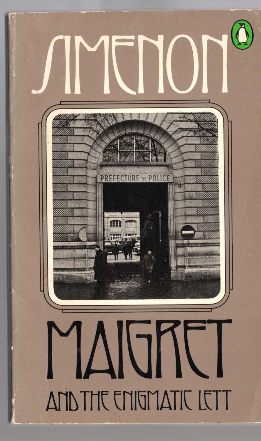 Georges Simenon  MAIGRET AND THE ENIGMATIC LETT front book cover image