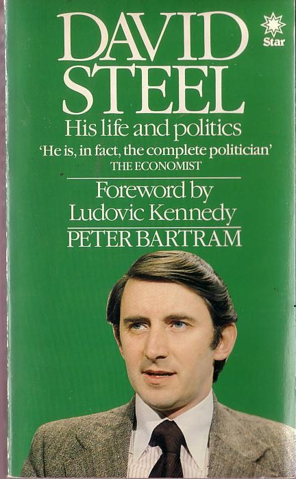 
DAVID STEELE. His Life and politics by Peter Bartram  front book cover image