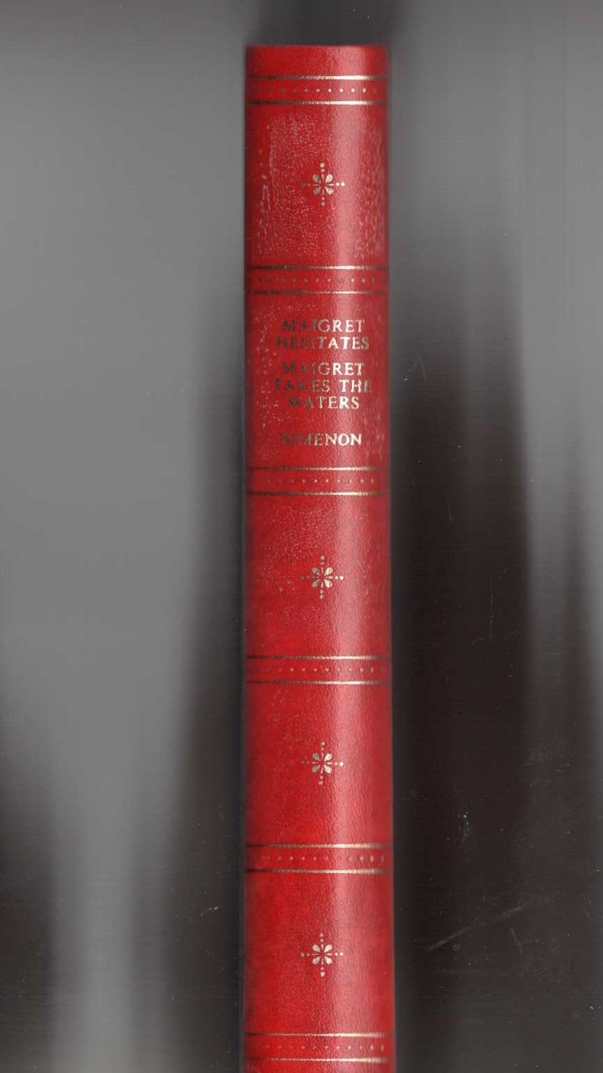 MAIGRET HESITATES and MAIGRET TAKES THE WATERS front book cover image