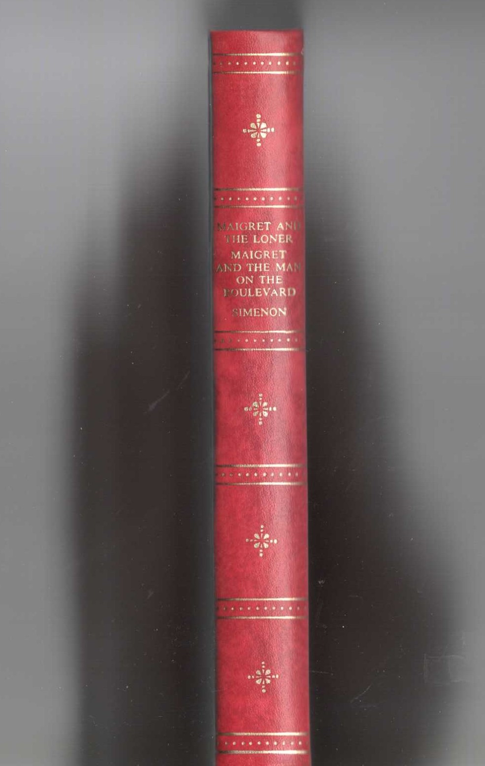 MAIGRET AND THE LONER and MAIGRET AND THE MAN ON THE BOULEVARD front book cover image