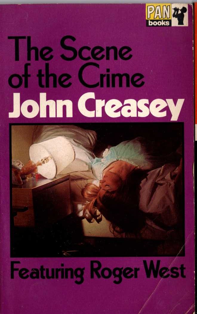 John Creasey  THE SCENE OF THE CRIME (Roger West) front book cover image