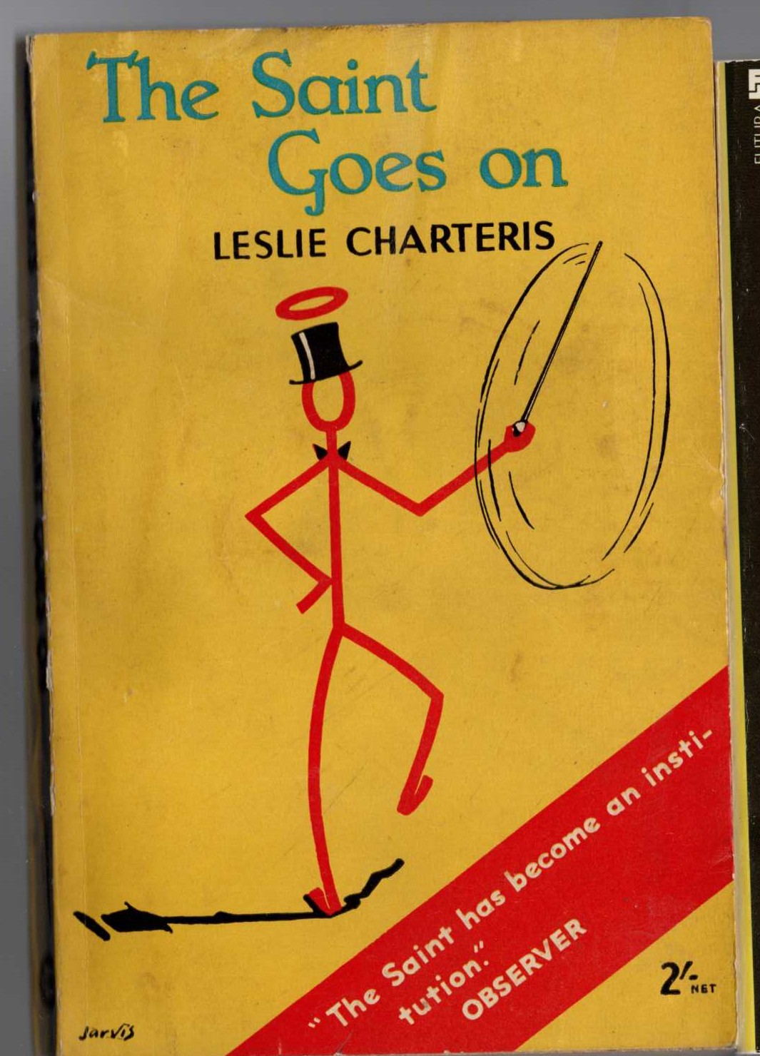 Leslie Charteris  THE SAINT GOES ON front book cover image