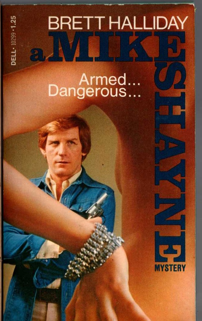 Brett Halliday  ARMED...DANGEROUS... front book cover image