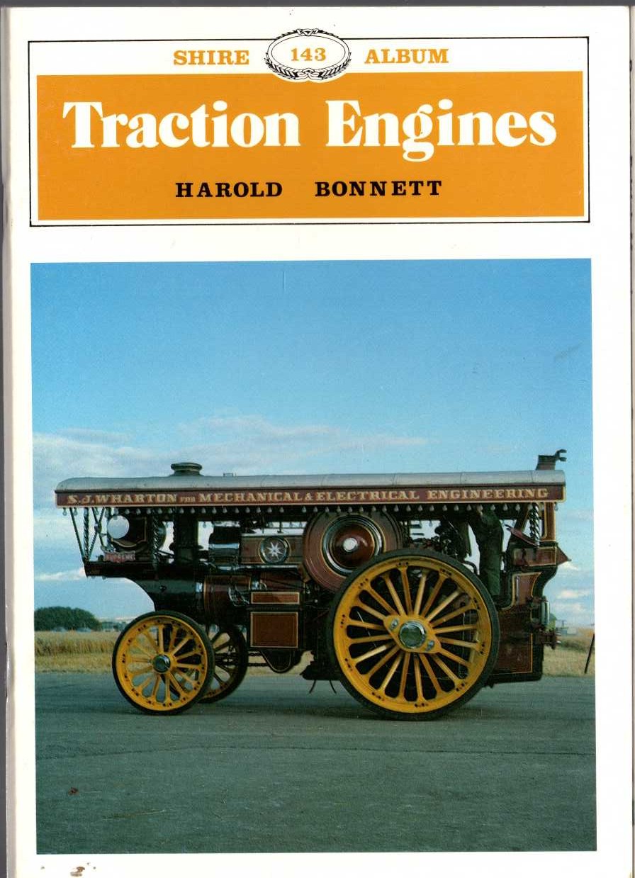 \ TRACTION ENGINES by Harold Bonnett front book cover image