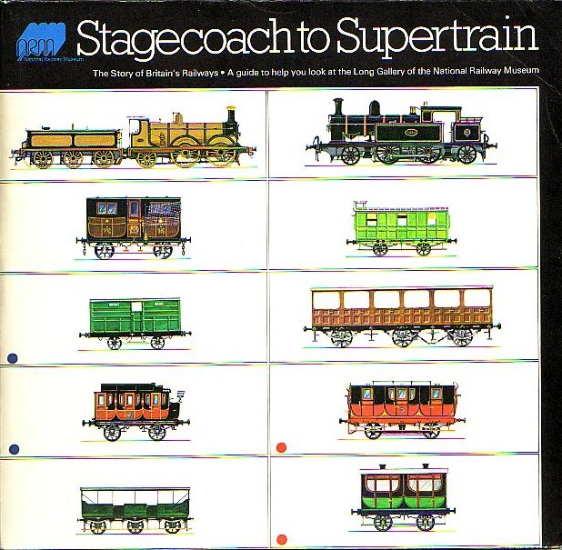 STAGECOACH TO SUPERTRAIN. The Story of Britain's Railways by Dick Hanson front book cover image