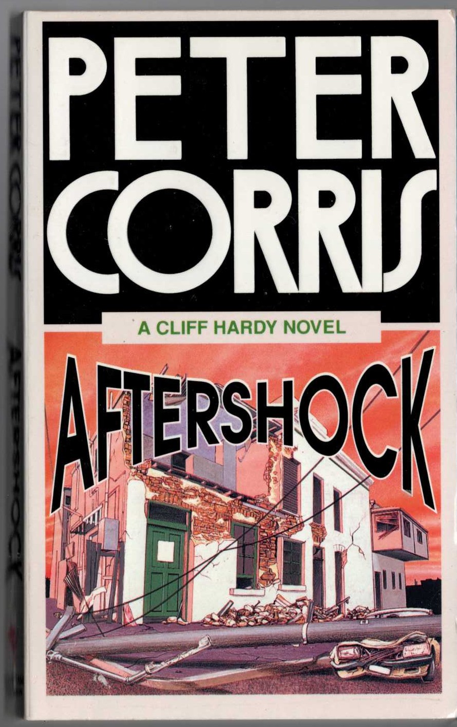 Peter Corris  AFTERSHOCK front book cover image