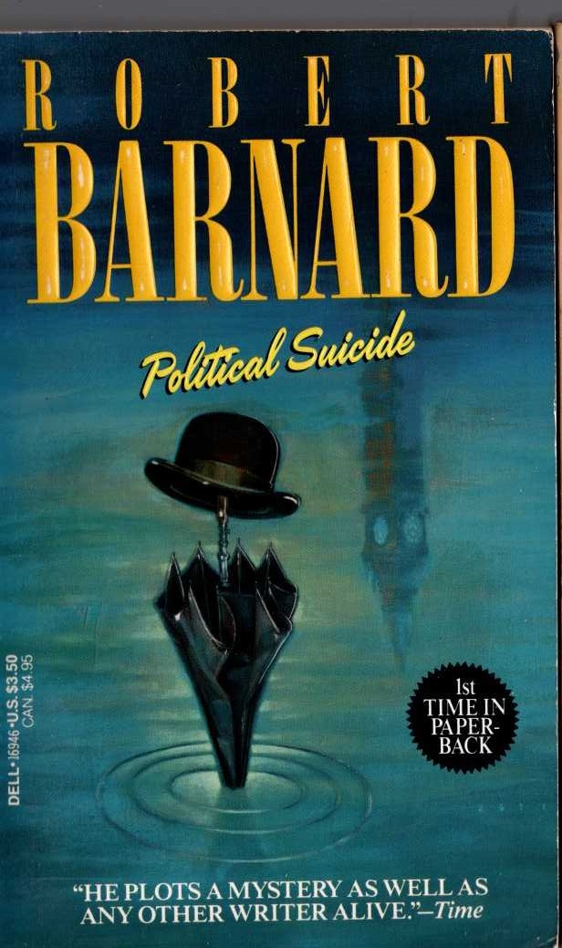 Robert Barnard  POLITICAL SUICIDE front book cover image