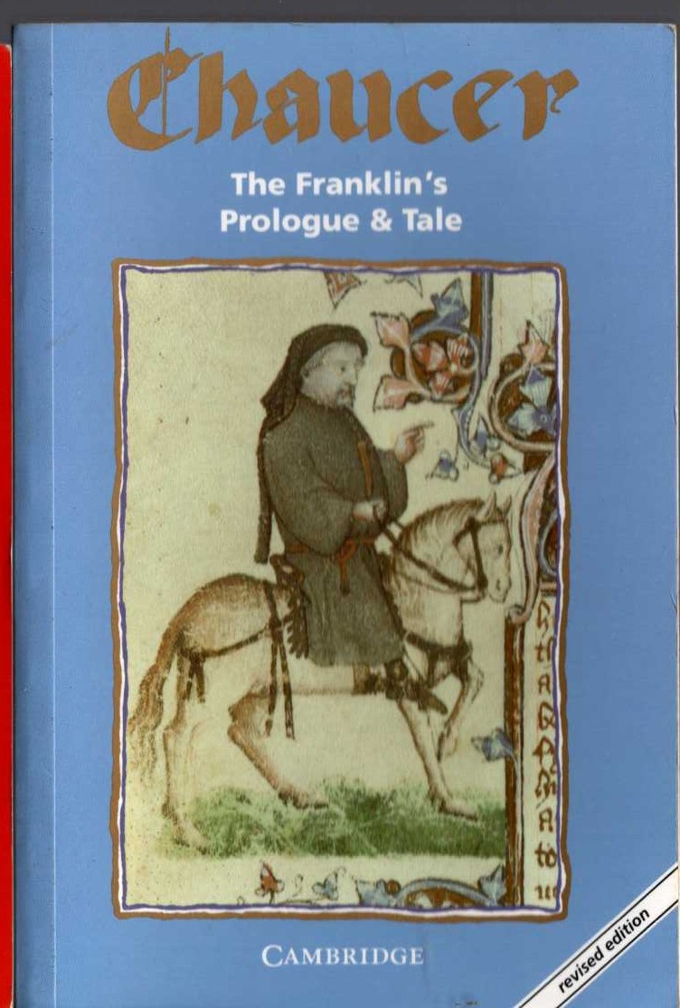 Chaucer   THE FRANKLIN'S PROLOGUE & TALE front book cover image