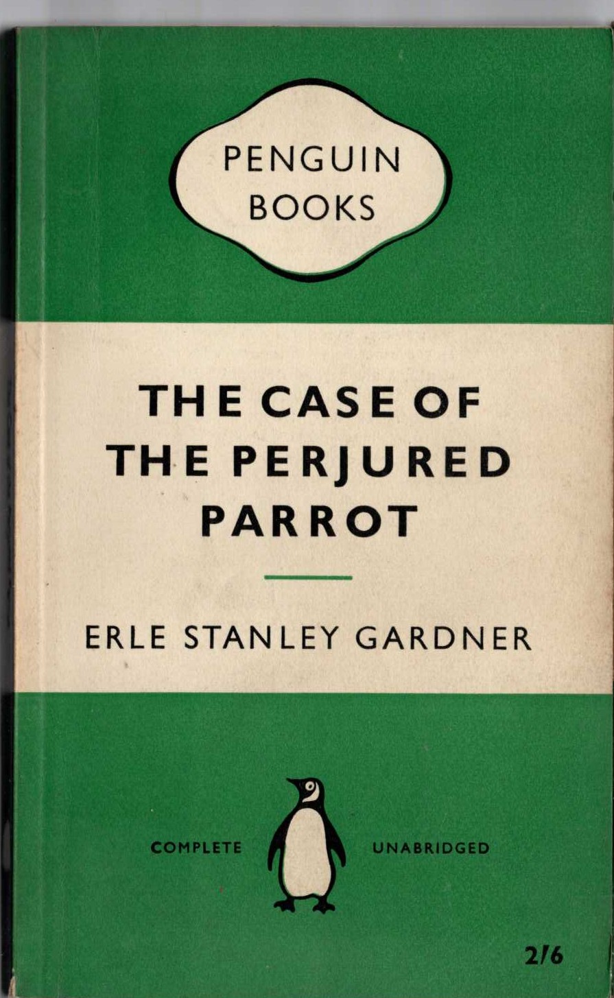 Erle Stanley Gardner  THE CASE OF THE PERJURED PARROT front book cover image