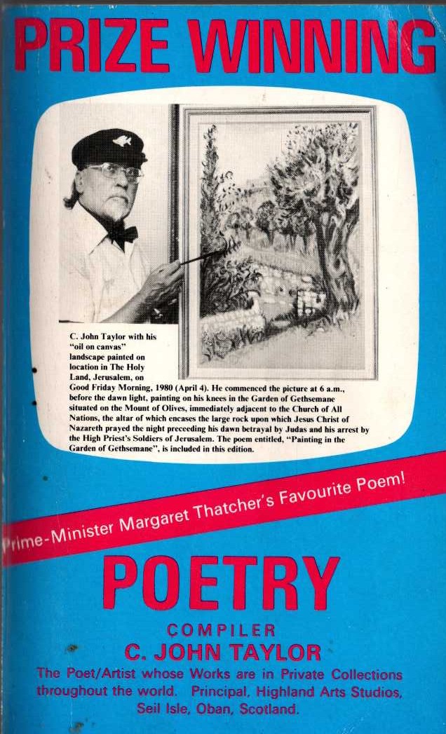 C.John Taylor (compiles) PRIZE WINNING POETRY front book cover image